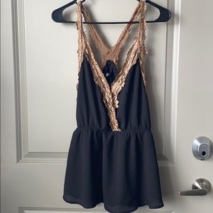 BKE Chiffon Tank Top